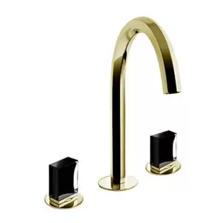 Fantini Venezia Смеситель для раковины, 3 отв., излив 17.5см., цвет: золото