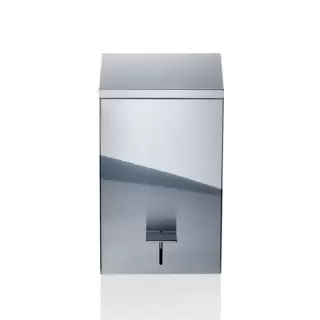 Decor Walther TE 70 SC Ведро 20x20x32см, с педалью и крышкой, softclose, напольное, цвет: хром