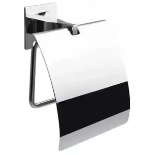 Colombo Forever Держатель туалетной бумаги, с крышкой, цвет: хром
