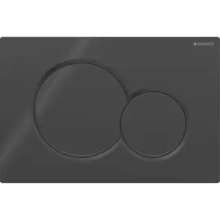 Geberit Sigma01 Клавиша для двойного смыва, круглая: Черный