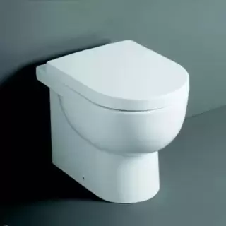 SIMAS E-LINE Унитаз приставной 35х51см, универсальный слив, цвет: белый