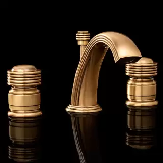 Devon&Devon Excelsior Royal Смеситель для раковины на три отверстия, цвет: античная латунь