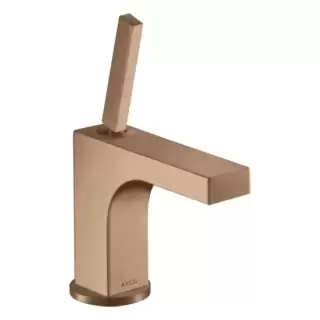 Axor Citterio Смеситель для раковины 90, на 1 отв., с донным клапаном, цвет: шлифованное красное золото