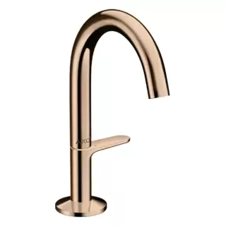 Axor One Смеситель для раковины Sel 140, на 1 отв., с донным клапаном Push-Open, цвет: полированное красное золото