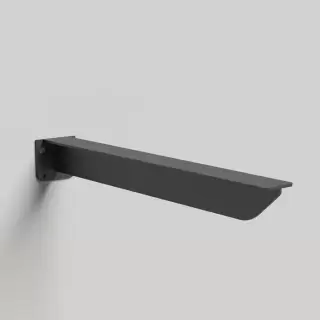 Salini Кронштейн 400x40x44мм для подвесной раковины/столешницы, цвет: черный матовый