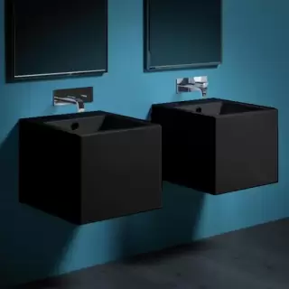 SIMAS Frozen Раковина 50 см, без отв., цвет: черный