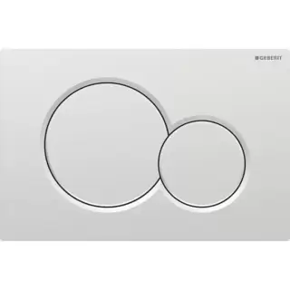 Geberit Sigma01 Клавиша для двойного смыва, круглая: Матовый хром