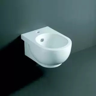 SIMAS E-LINE Биде подвесное 51х35см c 1 отверстием под смеситель, цвет: белый