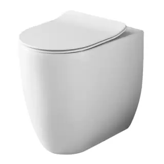 Kerasan Flo NEW Унитаз напольный 53х37см., безободковый, цвет: белый