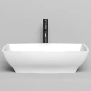 Salini Gloria Раковина 60x38x15см., без отв., накладная, S-Sense, цвет: белый глянцевый