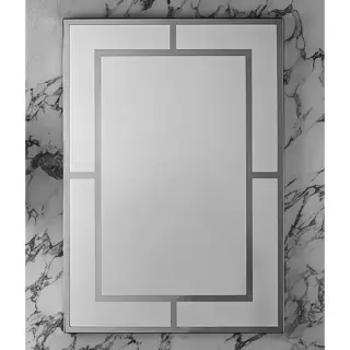 Oasis Casablanca Зеркало 140х h:100см., с металлическим профилем, цвет: хром