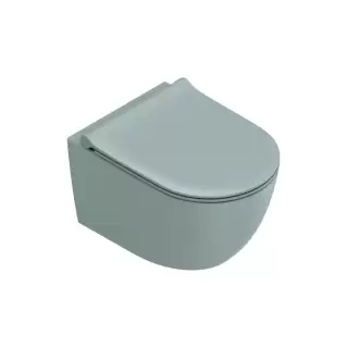 Catalano Sfera Унитаз подвесной 50x35см, безободковый, смыв Tornado, покрытие Twinglaze+, цвет: Aqua Satinato