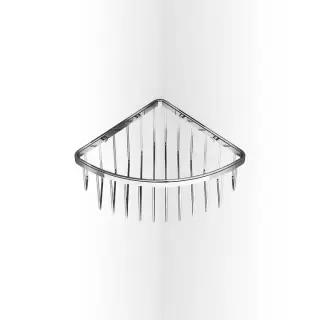 Decor Walther DW 229 Полочка для душа, угловая, подвесная, цвет: хром