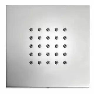 Bossini Cubic Flat Настенная форсунка 10х10 см, цвет: хром