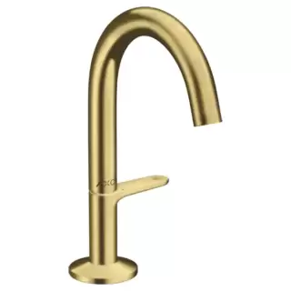 Axor One Смеситель для раковины Sel 140, на 1 отв., с донным клапаном Push-Open, цвет: шлифованная медь