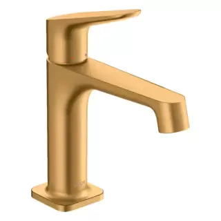 Axor Citterio M Смеситель для раковины 100, на 1 отв., цвет: шлифованное золото