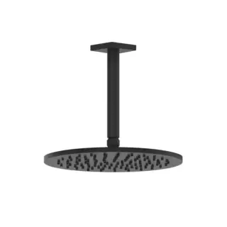 Gessi Rilievo Потолочная душевая головка шарнирная на 1/2", &Oslash;250мм, длина изгот. под заказ (105 - 1855мм), цвет: nero XL