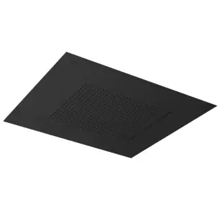 Almar Velvet Rain Верхний душ, встраиваемый, 49,8х49,8см., 2 типа струи, цвет: черный матовый