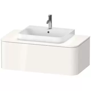 Duravit Happy D.2 Plus Тумба подвесная 100x48х35.4см, с раковиной и 1 ящиком, цвет: белый глянцевый
