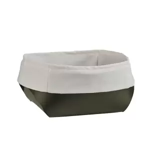 ADJ Корзина для хлеба, 20x20xH9 см., цвет: оливковый/горчичный