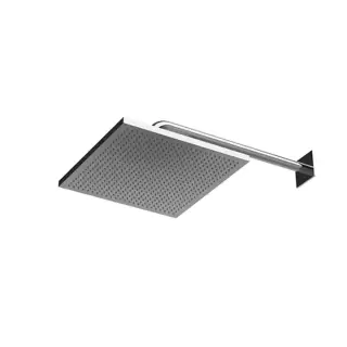 Almar Velvet Rain Верхняя душевая лейка 30х30см., (без держателя), цвет: нержавеющая сталь брашированная