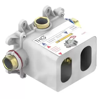 THG Термостат  3/4" - 60 л/мин с восковым картриджем и коробкой для встраивания, без ручки регулировки
