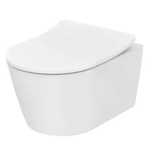 TOTO RP Унитаз подвесной NEW 54x38x33см, с сиденьем TC513F, цвет: белый