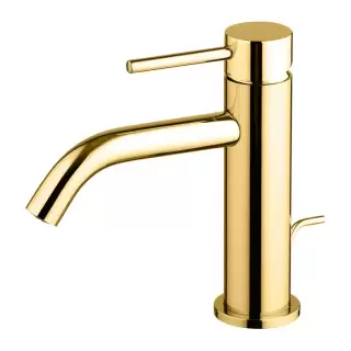 Carlo Frattini Spillo Up Смеситель для раковины, 1 отв., цвет: золото