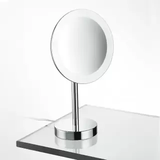 Colombo Complementi Зеркало косметическое, настольное, х3, цвет: хром
