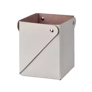 Colombo Adj Коробочка MIU для чайных пакетов, 8x8H10,5 см , цвет: устричный/пепельная роза