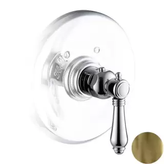 Nicolazzi Termostatico термостатический смеситель 3/4" Без запорного вентиля, с ручкой (№69): , цвет: Bronze Plated