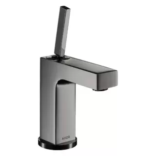 Axor Citterio Смеситель для раковины 110, на 1 отв., излив 10.4см., без донного клапана, цвет: полированный черный хром
