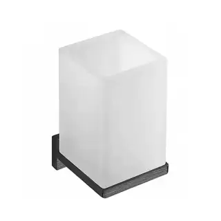 Colombo Look Стакан подвесной, цвет: PVD графит матовый/матовое стекло