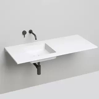 Salini Marea Раковина врезная снизу 42х42х13cм, без отв., без перелива, S-Stone, цвет: белый матовый