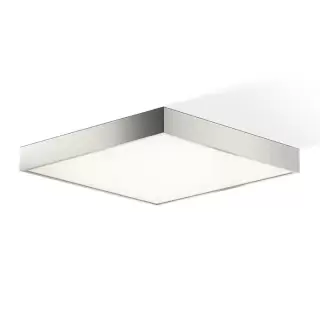 Decor Walther Cut 40 N LED Светильник потолочный 40x40x7см, светодиодный, 1x LED 20.1W, цвет: никель сатинированный