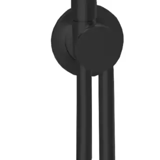 Almar Modular Вывод из стены в комплекте со шлангом (закладная заказывается отдельно), цвет: черный мат