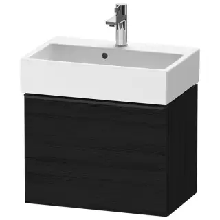 Duravit D-Neo Тумбочка подвесная компакт 58.4x37.2х44 см., раковина, 1 ящик, цвет: Black Oak