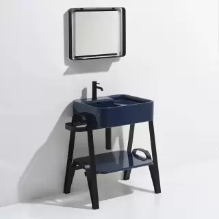 Simas Hop Раковина чаша подвесная 60x50xh18 см, без отв. для смесителя, цвет: capri