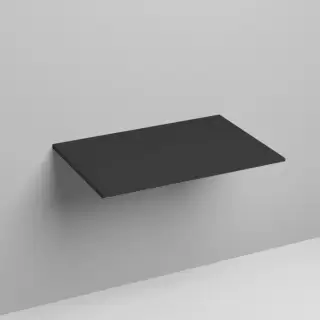 Salini Столешница 80х50х1.5 cм, из материалов S-Stone, цвет: RAL 9011