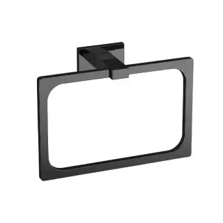 Colombo Look Полотенцедержатель кольцо 20х14см, цвет: PVD графит полированный