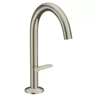 Axor One Смеситель для раковины Sel 170, на 1 отв., с донным клапаном Push-Open, цвет: шлифованный никель