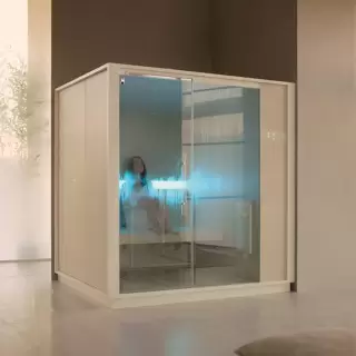 Effegibi One H Хаммам 214x171x226см, в нишу, цвет: Soft Sand