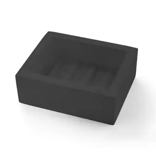3SC Bemood Black Мыльница настольная, цвет: черный