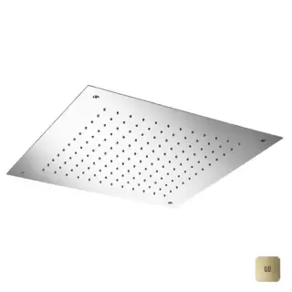 Almar Temptation Square Верхний душ 50х50см., потолочный, встраиваемый, 1 режим, цвет: Gold Polished PVD