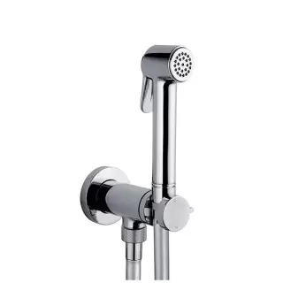 Bossini Paloma Гигиенический душ с прогрессивным смесителем, лейкой и шлангом 125см., цвет: хром