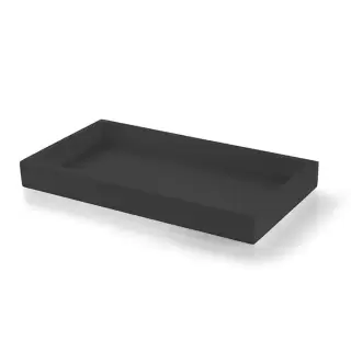 3SC Bemood Black Поднос 27.5х15х4см., настольный, цвет: черный