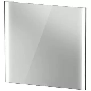 Duravit XViu Зеркало с подсветкой 82x80см, сенсорное управление, цвет: черный матовый