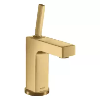 Axor Citterio Смеситель для раковины 110, на 1 отв., излив 10.4см., без донного клапана, цвет: шлифованное золото