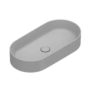 Catalano Zero Раковина 70х35см, накладная, без отв., без перелива, цвет: Cemento Satinato