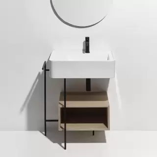 Simas Ratio Раковина чаша подвесная 65x46xh18 см, с 1 отв. для смесителя, без перелива, цвет: белый